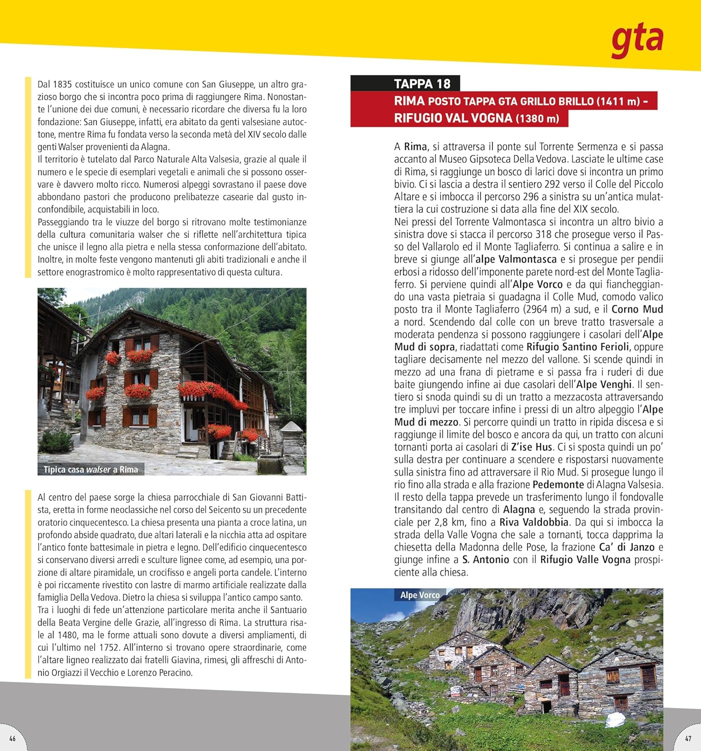 Grande traversata delle Alpi 1:25.000. GTA Nord. Dal Passo del Gries al Santuario di Oropa (Vol. 1