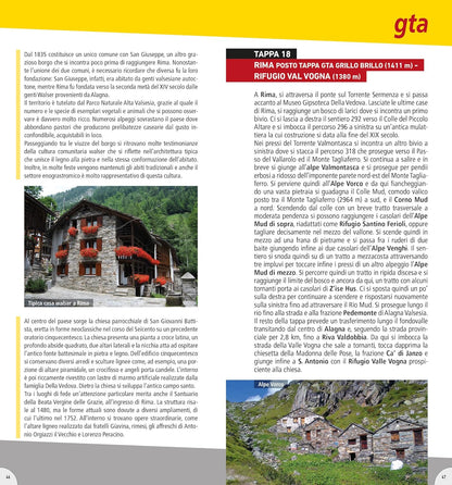 Grande traversata delle Alpi 1:25.000. GTA Nord. Dal Passo del Gries al Santuario di Oropa (Vol. 1