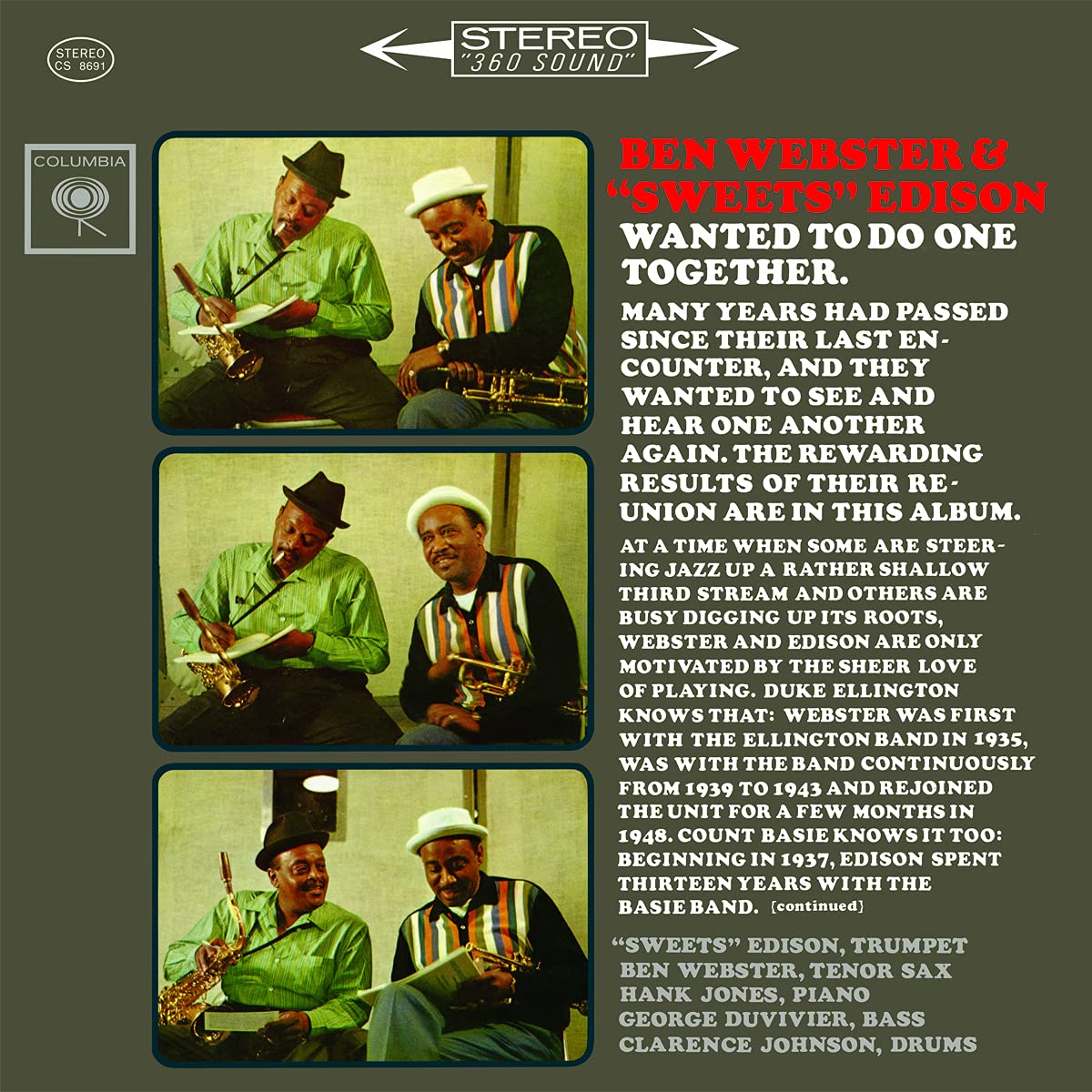 Ben Webster & Sweets Edison