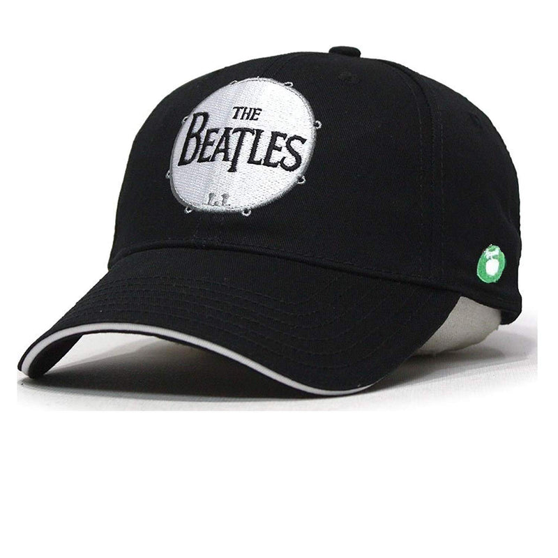 The Beatles Baseball Cap: Drum (Canvas), black, One Size Fits All