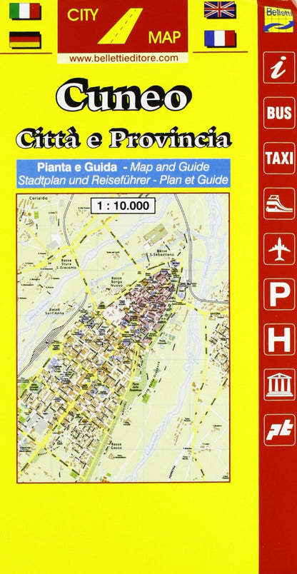 Cuneo città e provincia 1:10.000
