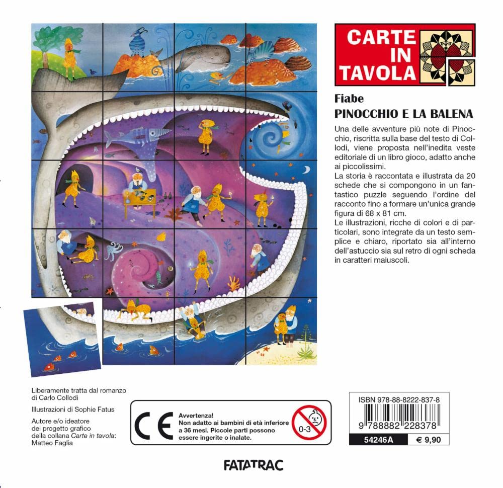 Nicoletta Codignola - Pinocchio E La Balena. Ediz. A Colori