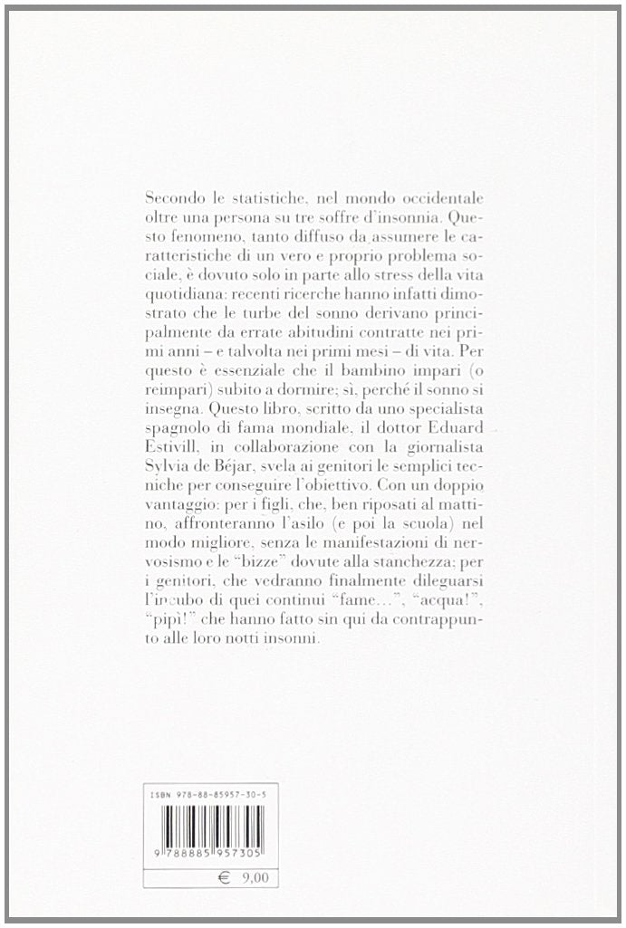 Eduard Estivill / B??jar Sylvia De - Fate La Nanna. Il Semplice Metodo Che Vi Insegna A Risolvere Per Sempre L`Insonnia Del Vostro Bambino