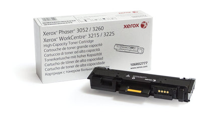 Xerox Originales Phaser 3260 / Workcentre 3225 Noir Haute Capacité Cartouche de Toner (3,000 Pages) - 106R02777