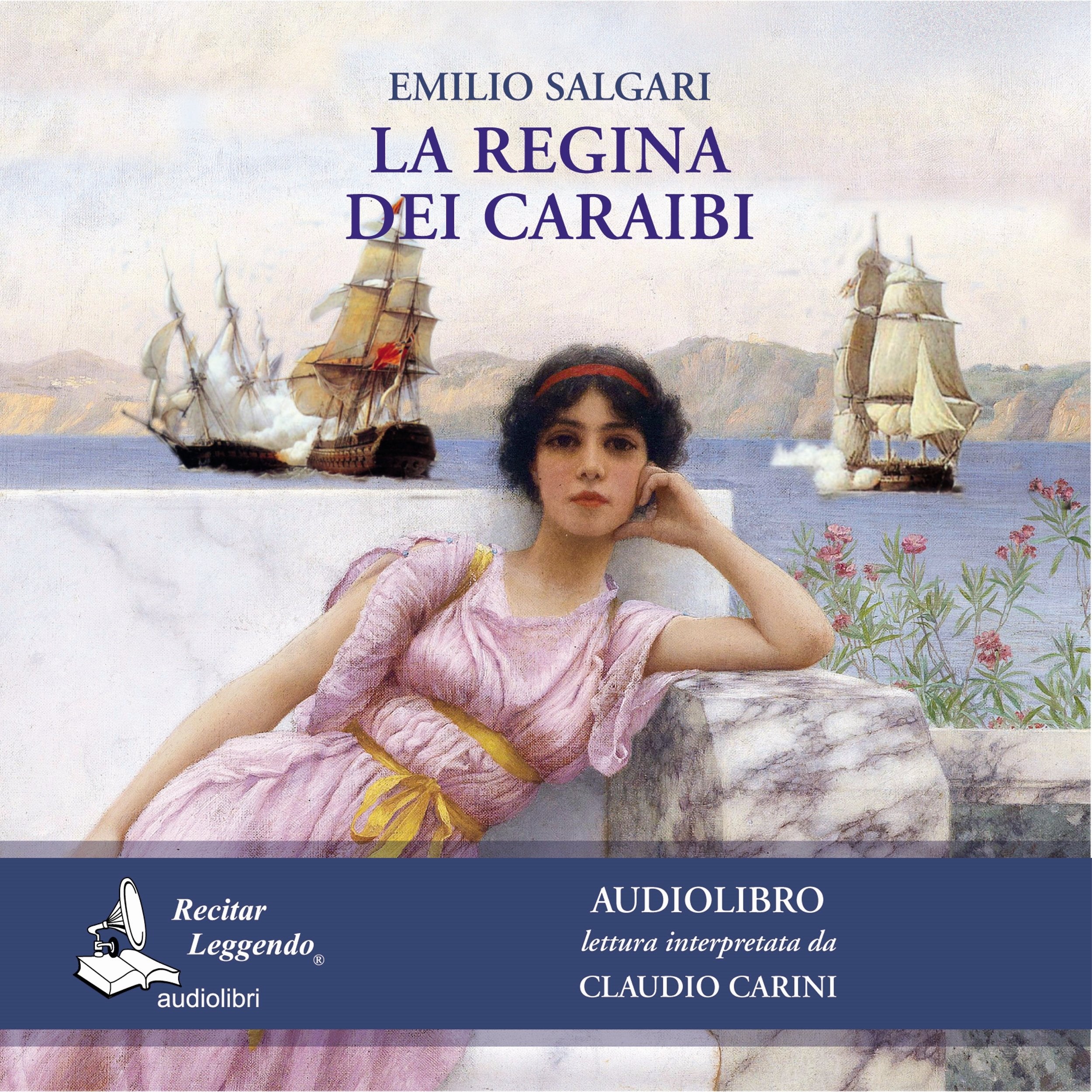 La regina dei Caraibi letto da Claudio Carini. Audiolibro. CD Audio formato MP3. Ediz. integrale. Con e-book