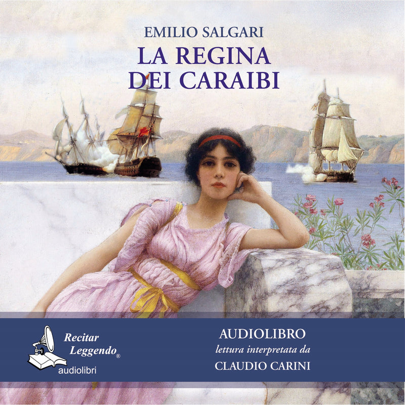La regina dei Caraibi letto da Claudio Carini. Audiolibro. CD Audio formato MP3. Ediz. integrale. Con e-book