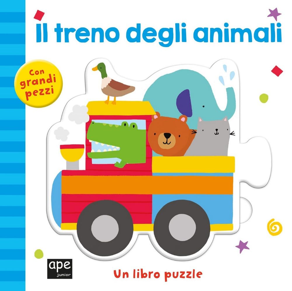 Il treno degli animali. Ediz. a colori. Con puzzle