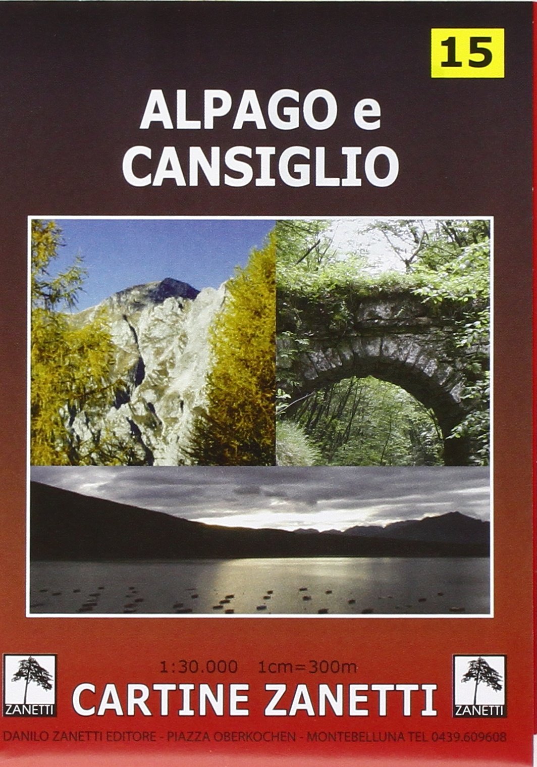 Alpago E Cansiglio 1:30.000