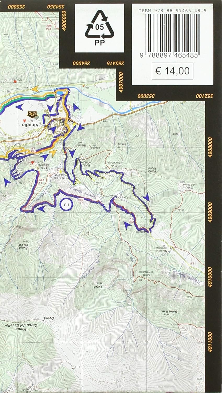 Valle Stura Di Demonte. Cartoguida Dei Percorsi Mtb, E-Bike 1:25.000