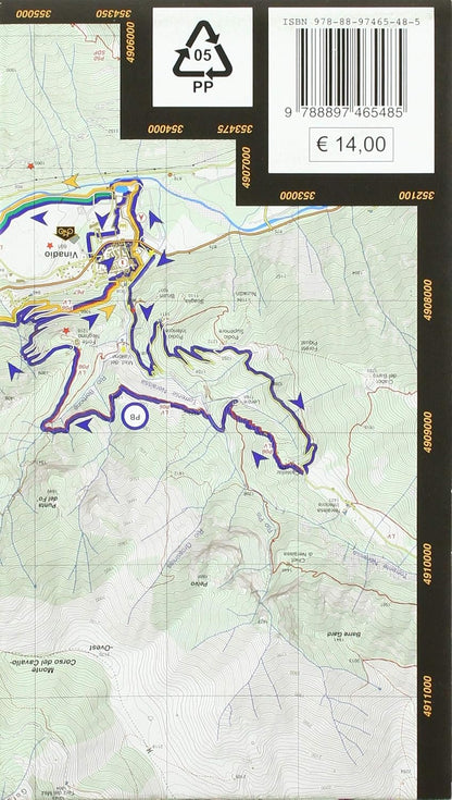 Valle Stura Di Demonte. Cartoguida Dei Percorsi Mtb, E-Bike 1:25.000