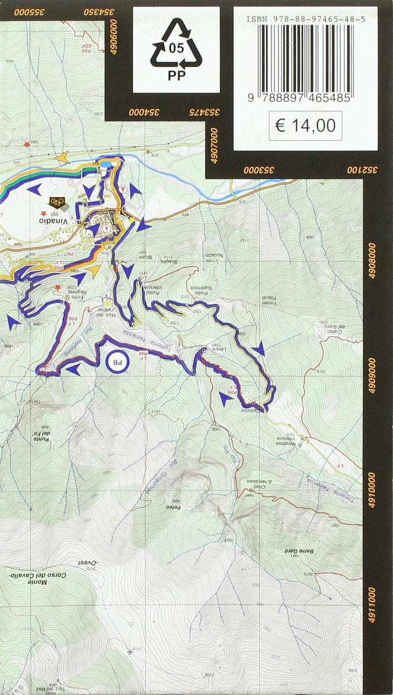 Valle Stura Di Demonte. Cartoguida Dei Percorsi Mtb, E-Bike 1:25.000