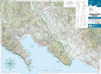 Golfo della Spezia: Porto Venere, Lerici, Montemarcello 1:25.000: Wanderkarte 1:25000: 722