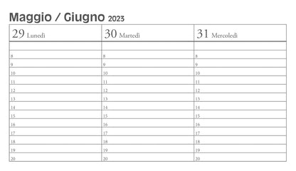 Mafalda. Agenda orizzontale 2023