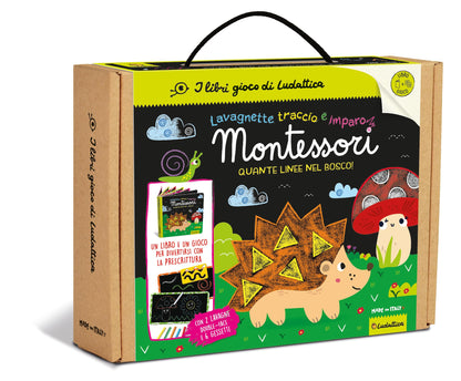Quante Linee Nel Bosco! Ediz. A Colori. Con 2 Lavagnette Double-Face Scrivi E Cancella. Con 6 Gessetti Colorati. Con Cancellino
