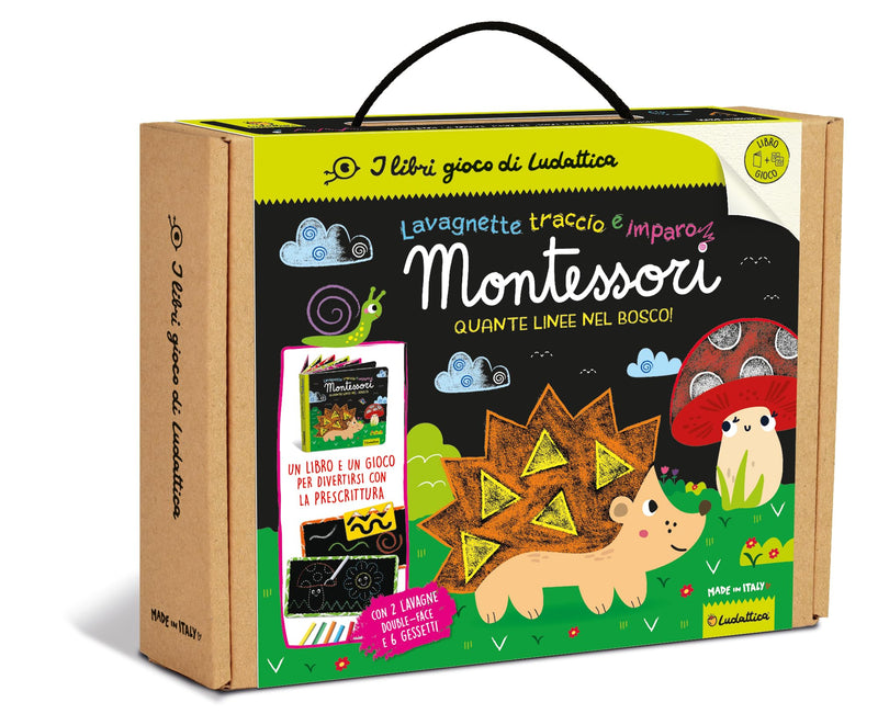 Quante Linee Nel Bosco! Ediz. A Colori. Con 2 Lavagnette Double-Face Scrivi E Cancella. Con 6 Gessetti Colorati. Con Cancellino