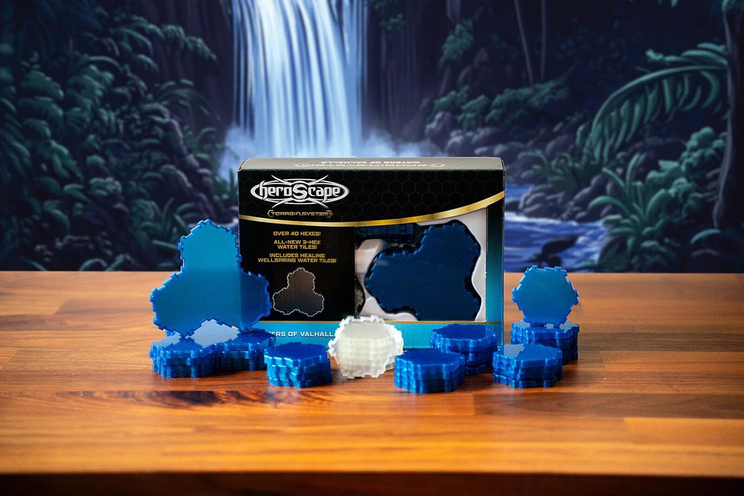Renegade Game Studios | Heroscape: Waters of Valhalla Terrain Expansion | Game Accessory | Ages 14+
