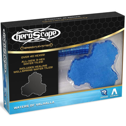 Renegade Game Studios | Heroscape: Waters of Valhalla Terrain Expansion | Game Accessory | Ages 14+