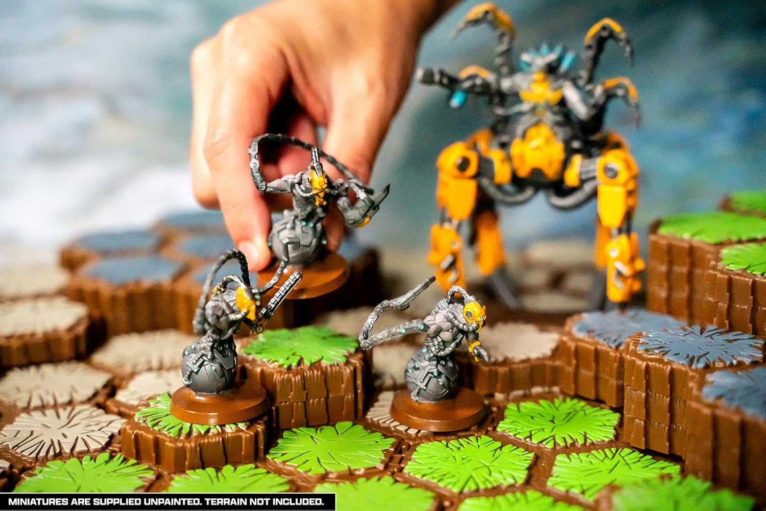 Renegade Game Studios | Heroscape: Revna’s Rebuke: Iron Lich Viscerot and Necrotech Wraithriders Army Expansion | Game Accessory | Ages 14+