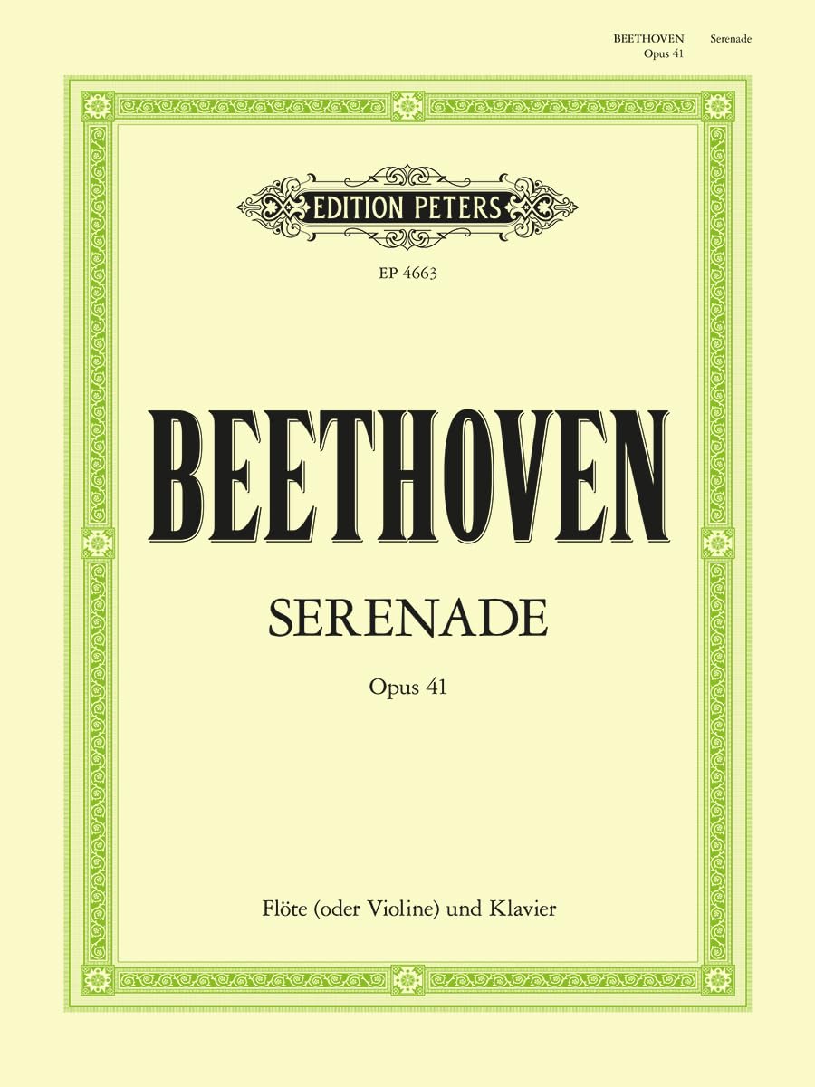 Beethoven: Serenade Op.41 (Flute (or Violin) and Piano) (EP4663)