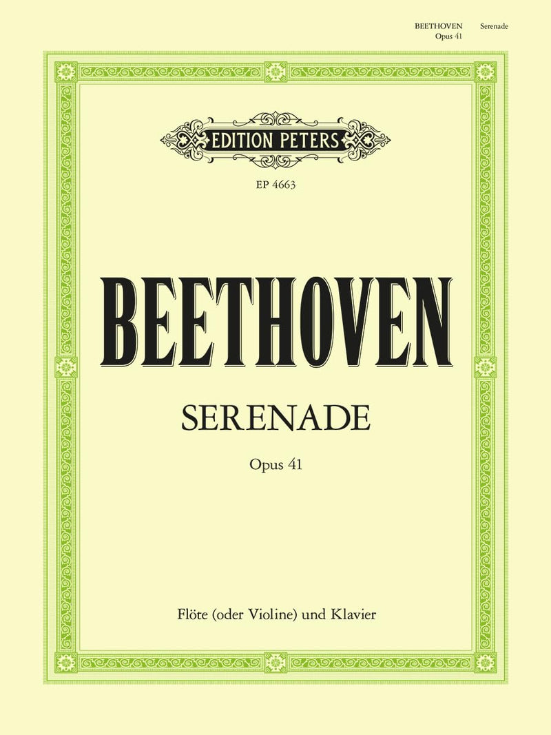 Beethoven: Serenade Op.41 (Flute (or Violin) and Piano) (EP4663)