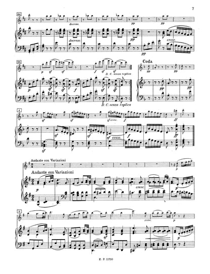 Beethoven: Serenade Op.41 (Flute (or Violin) and Piano) (EP4663)
