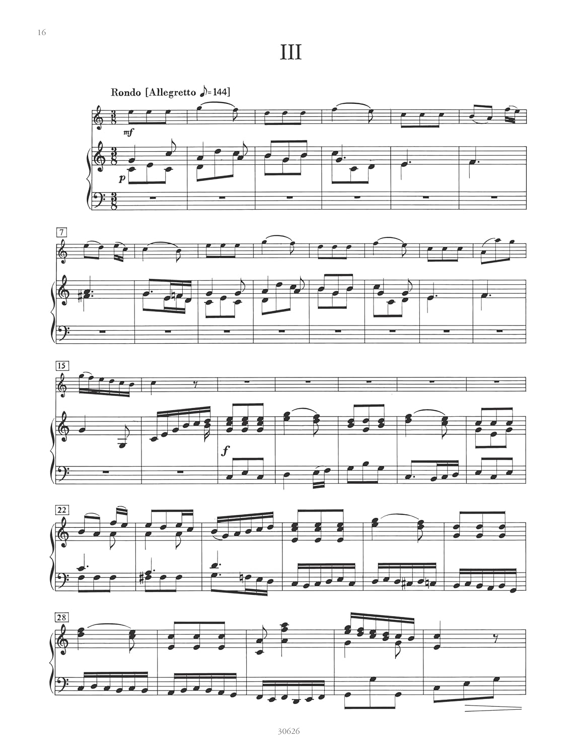 Rosetti: Oboe Concerto in C (EP8137)