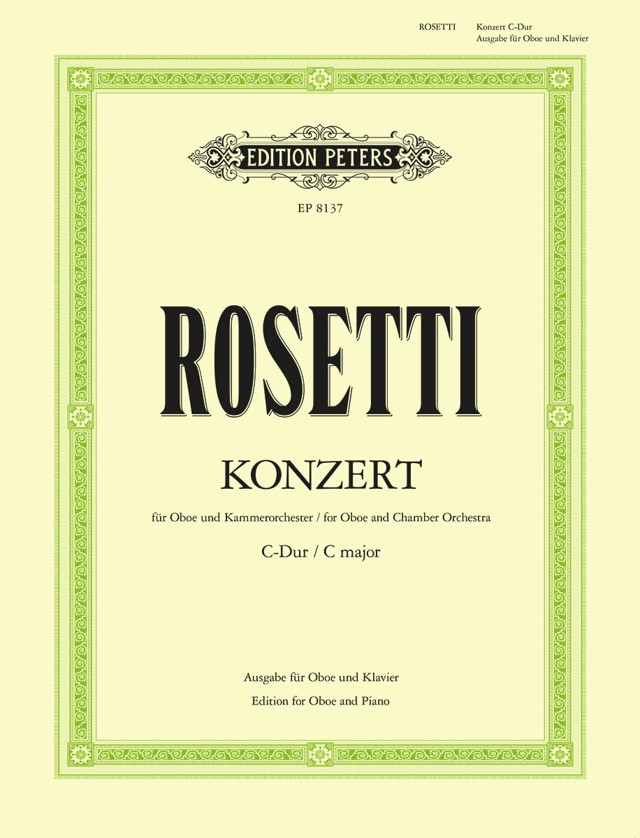 Rosetti: Oboe Concerto in C (EP8137)