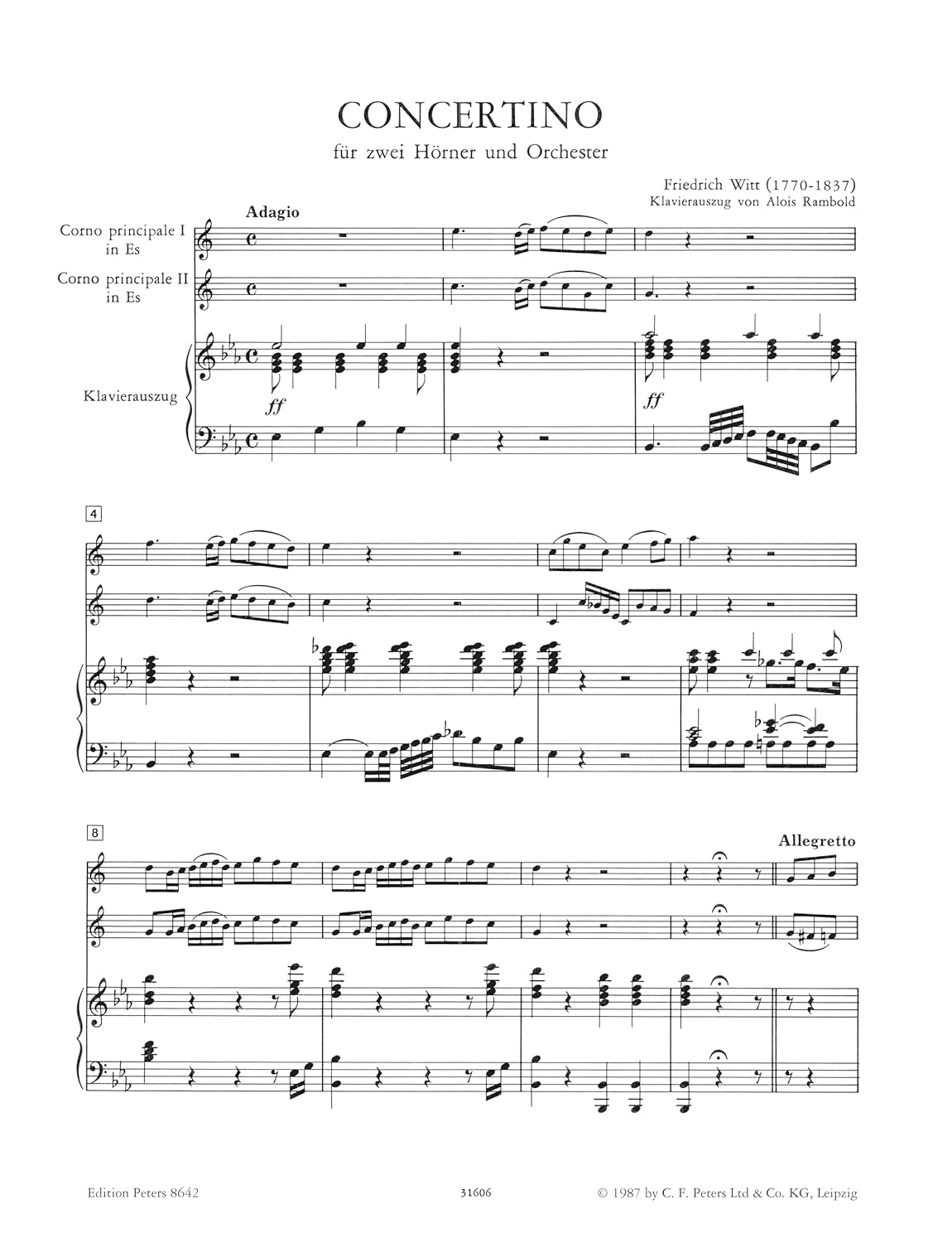 Concertino For 2 Horns