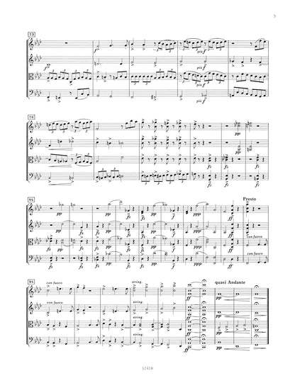 Grieg: Fugue in F Minor (Full Score and Parts) (EP10901)