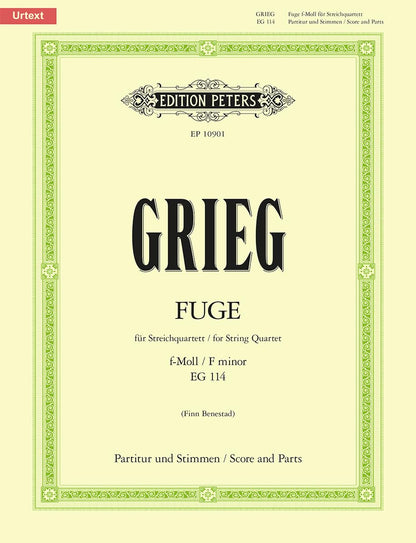Grieg: Fugue in F Minor (Full Score and Parts) (EP10901)