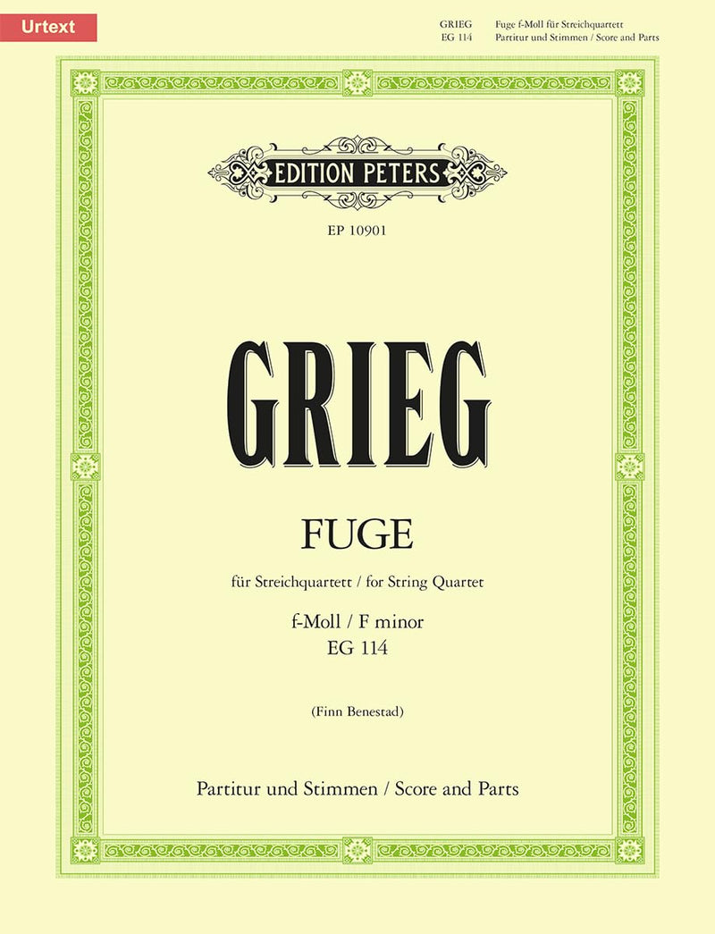 Grieg: Fugue in F Minor (Full Score and Parts) (EP10901)