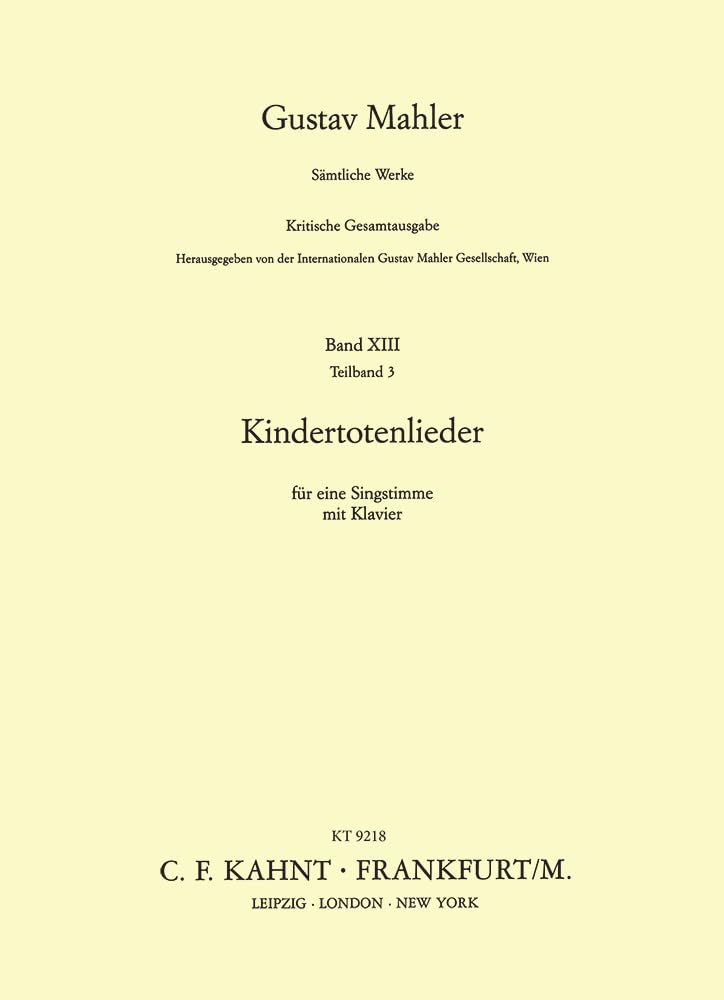 Kindertotenlieder