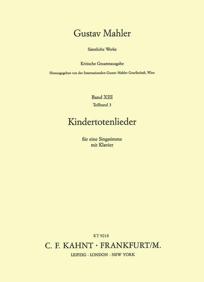 Kindertotenlieder