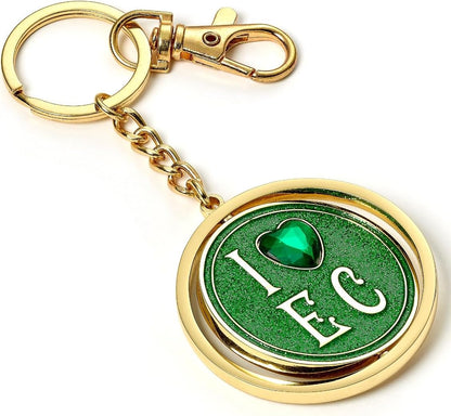 WICKED I Love Emerald City sleutelhanger & Oz Logo Pin Badge Gift Set, Groen, Eén maat