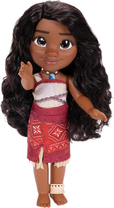 Moana 2 Officially Licensed Disney's My Friend Moana Doll By Jakks Pacific, Stands 14" / 36 cm Tall, Includes Doll Outfit and Doll Anklet, Suggested for Ages 3+