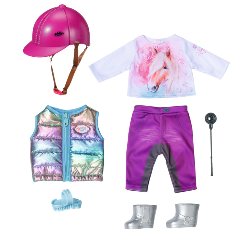 BABY born Horse Riding Outfit 43cm Ensemble d'habits de poupée