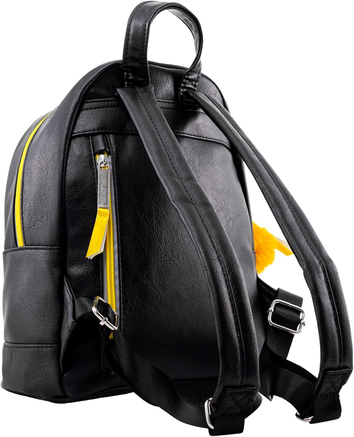 Pyramid Internationa Harry Potter, GRYFFINDOR, HUFFLEPUFF, RAVENCLAW & Dark Arts Fashion Backpack - Luxury Faux Leather, Unique Lining, Matching Zipper Accessory, Inner & Outer Pockets, Bold & Edgy