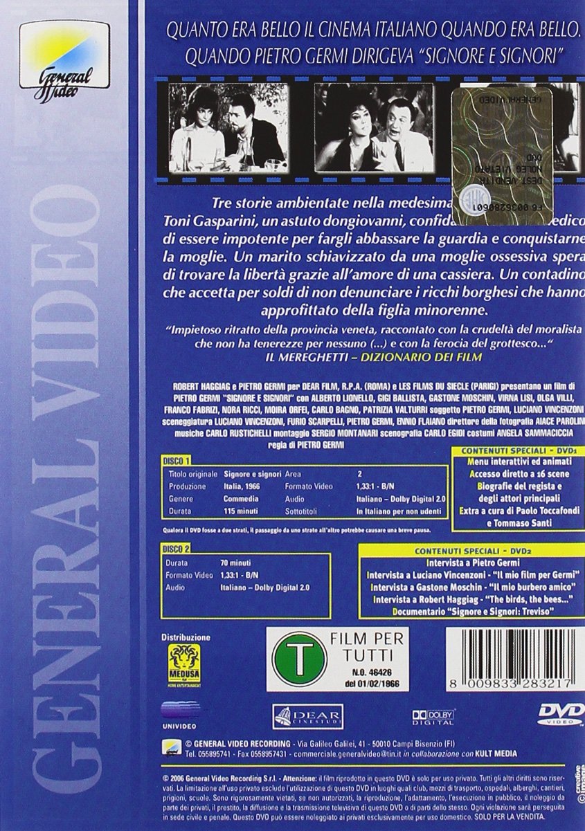 Signore E Signori (SE) (2 Dvd
