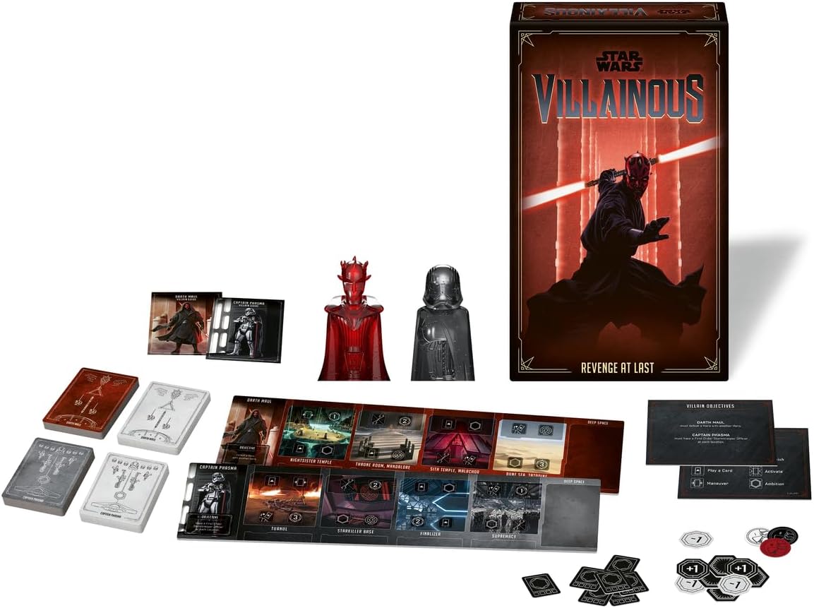 Ravensburger Star Wars Villainous Revenge at Last - Immersive Strategy Board Game for Adults and Kids Age 10 Years Up - 2 Players - Play as Stand-Alone or Expansion - 2024