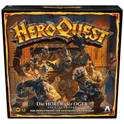 Avalon Hill HeroQuest The Horde of the Ogres Adventure Pack, Role Play, HeroQuest Base Game Required to Play - German Version