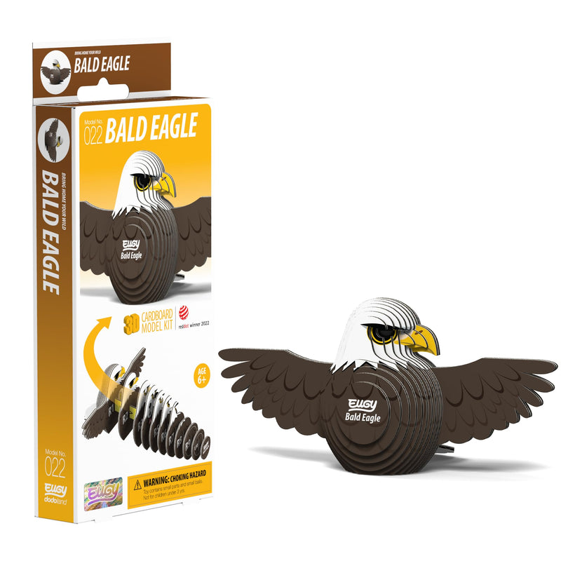 EUGY D5082 Bald Eagle 3D Model Craft Kit