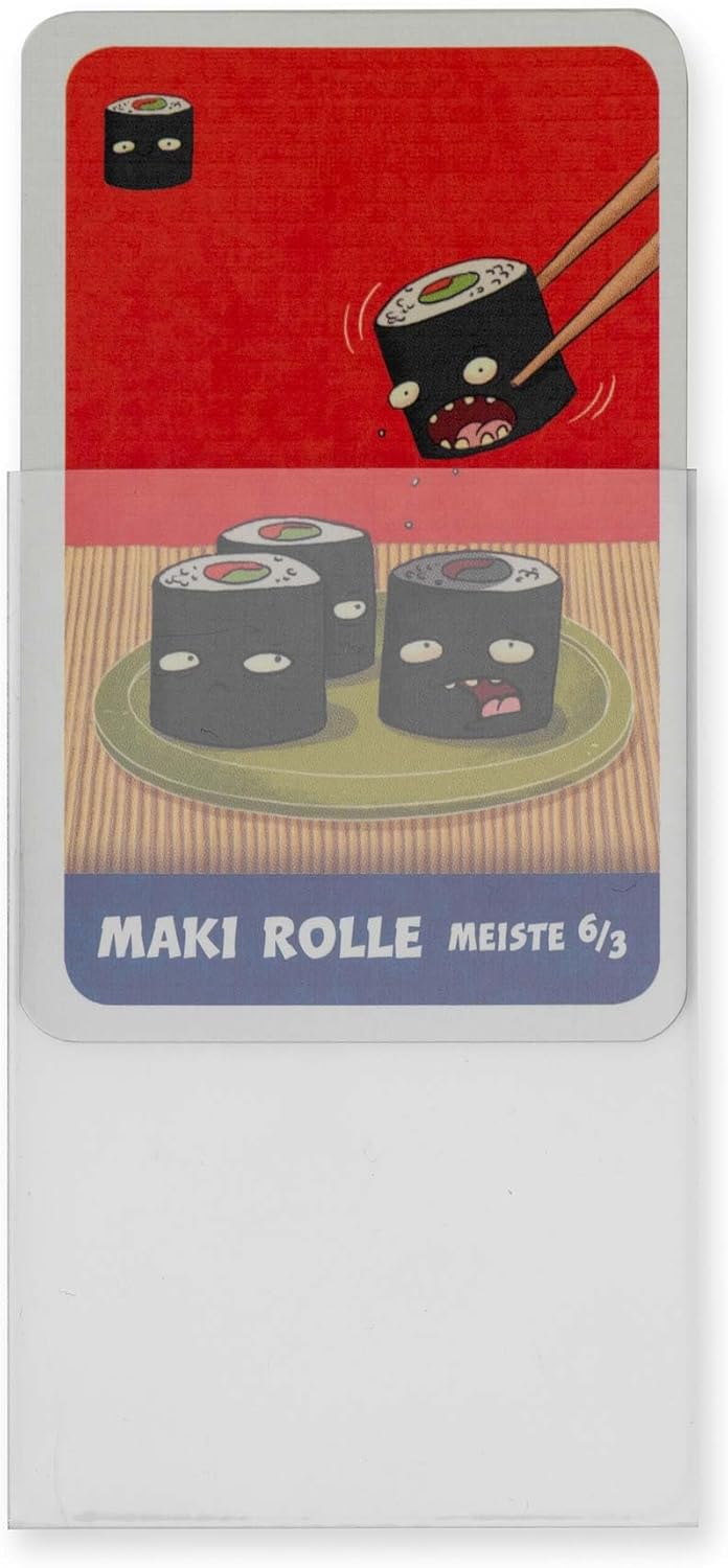 Vault X Narrow American Board Game Sleeves for Cards of 56x87mm Protect, Preserve with Non-PVC Anti-Static Fitted Sheath (50pcs
