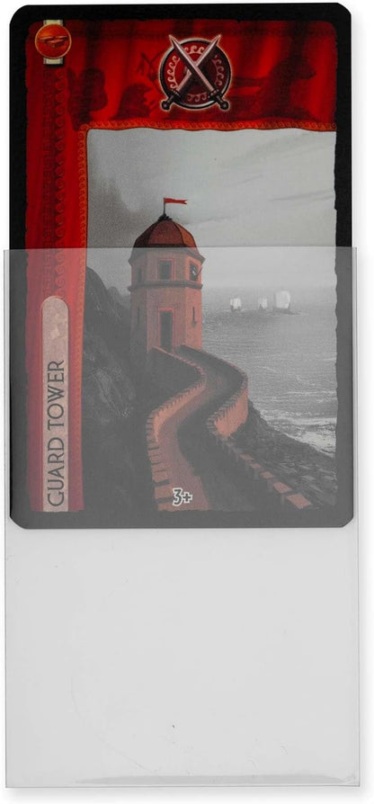Vault X Extra Large (7 Wonders) Board Game Sleeves for Cards of 65x100mm Protect, Preserve with Non-PVC Anti-Static Fitted Sheath (80pcs