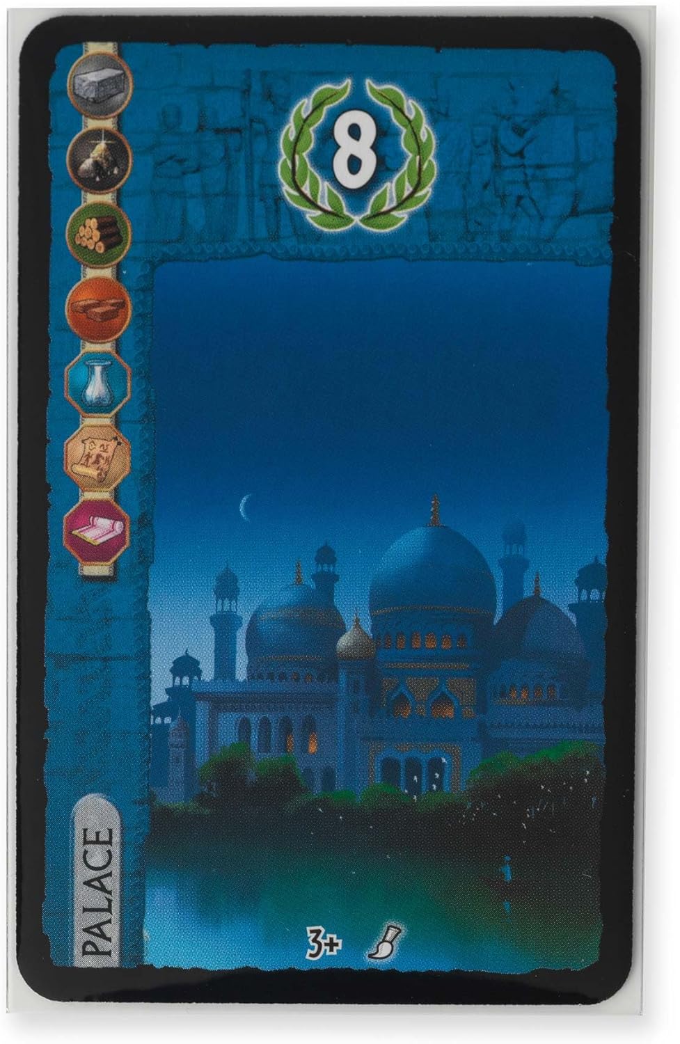 Vault X Extra Large (7 Wonders) Board Game Sleeves for Cards of 65x100mm Protect, Preserve with Non-PVC Anti-Static Fitted Sheath (80pcs