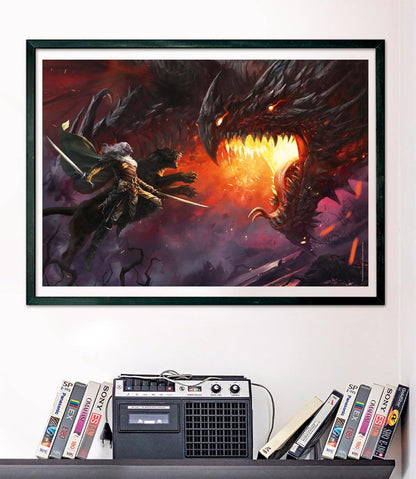 Clementoni 39735 Dungeons & Dragons 1000 Pieces, Jigsaw Puzzle for Adults-Made in Italy