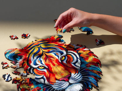 WOODEN PUZZLE - TIGER