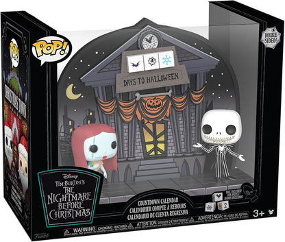 Funko Countdown Calendar: The Nightmare Before Christmas - Doppelseitig - Sammelbare Vinyl-Minifiguren - Geschenkidee - Weihnachten für Mädchen, Jungen & Kinder