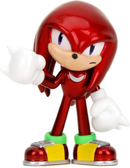 Jada SONIC THE HEDGEHOG 2.5" 4-Pack Wave 1 Die-cast Figures, playset, gift pack. Display,collect and play toys for Kids and Adults