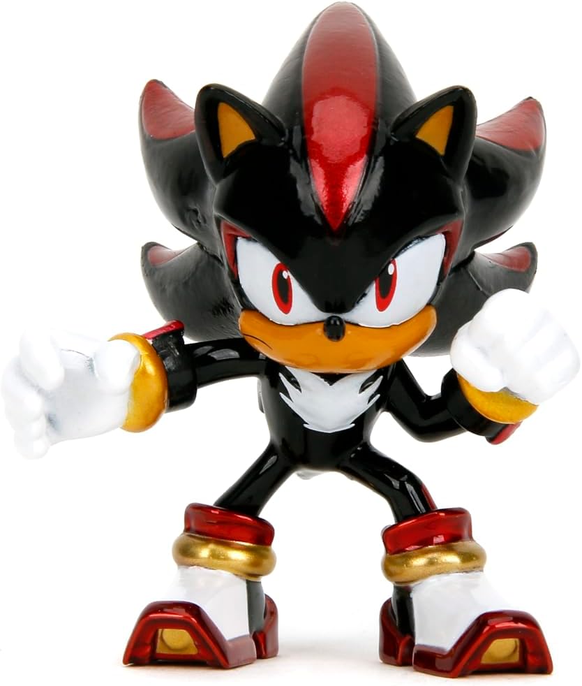 Jada SONIC THE HEDGEHOG 2.5" 4-Pack Wave 1 Die-cast Figures, playset, gift pack. Display,collect and play toys for Kids and Adults