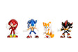 Jada SONIC THE HEDGEHOG 2.5" 4-Pack Wave 1 Die-cast Figures, playset, gift pack. Display,collect and play toys for Kids and Adults